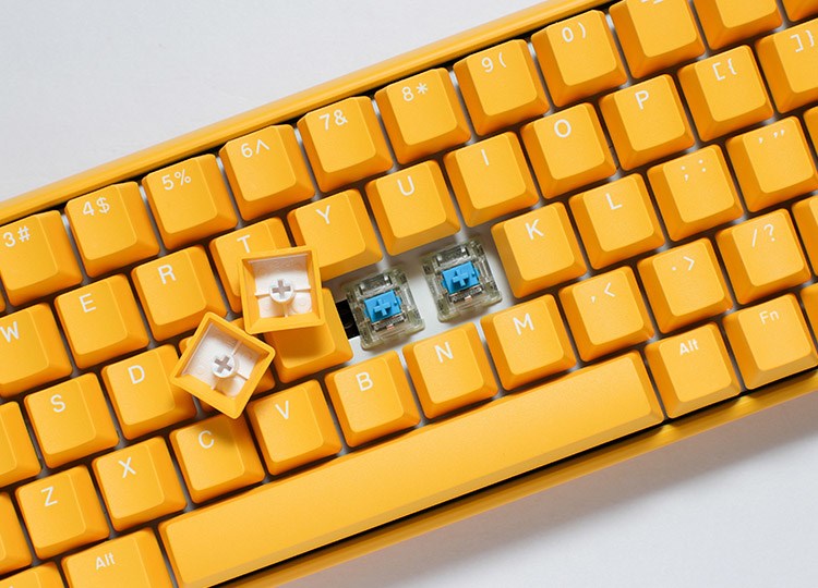 Tastierë Ducky One 3 Yellow Mini, Cherry MX Black, RGB, e verdhë