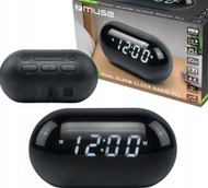 Радио аларм Muse M-15 GL, дигитален екран, компактен дизајн, црна