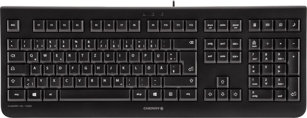 Тастатура Cherry KC, со кабел, FR, Црна