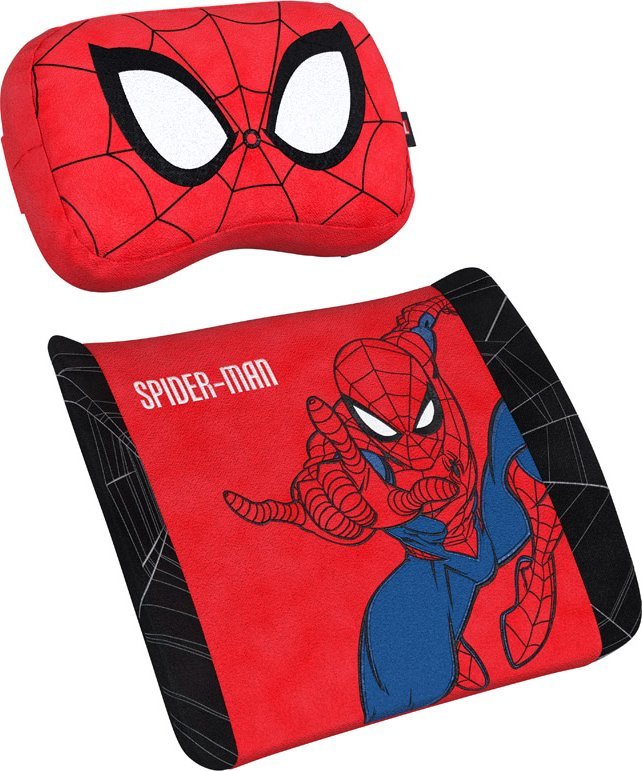 Set jastëkësh gaming Noblechairs Memory Foam, Spider-Man Edition, për qafë dhe mesit, të kuq
