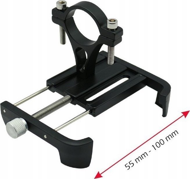 Mbajtës telefoni për biçikletë dhe motor Swissten BM1, 5.5 10 cm, i zi