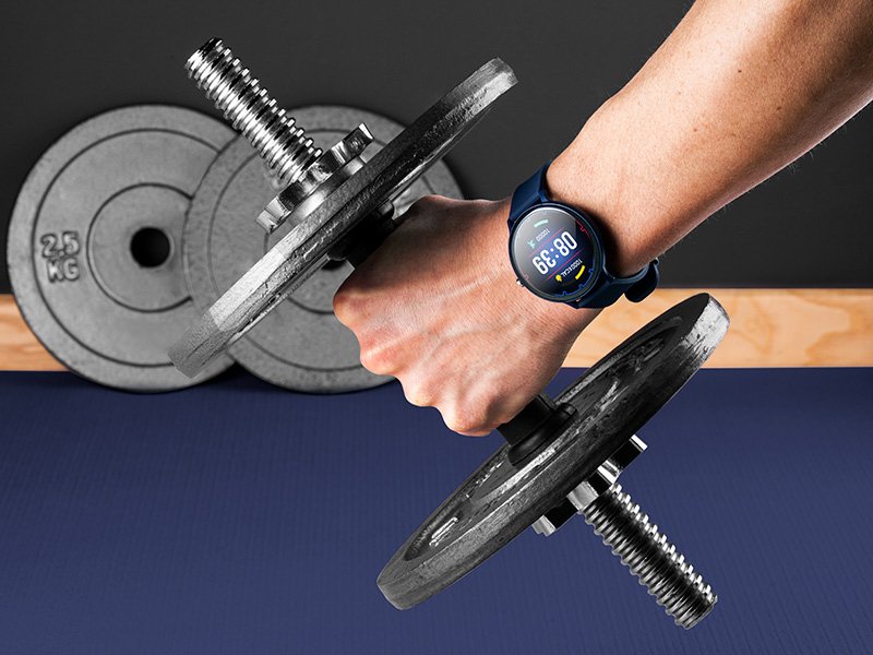 Smartwatch Tracer TW10, 1.2" IPS, Bluetooth 5.1, blu navy