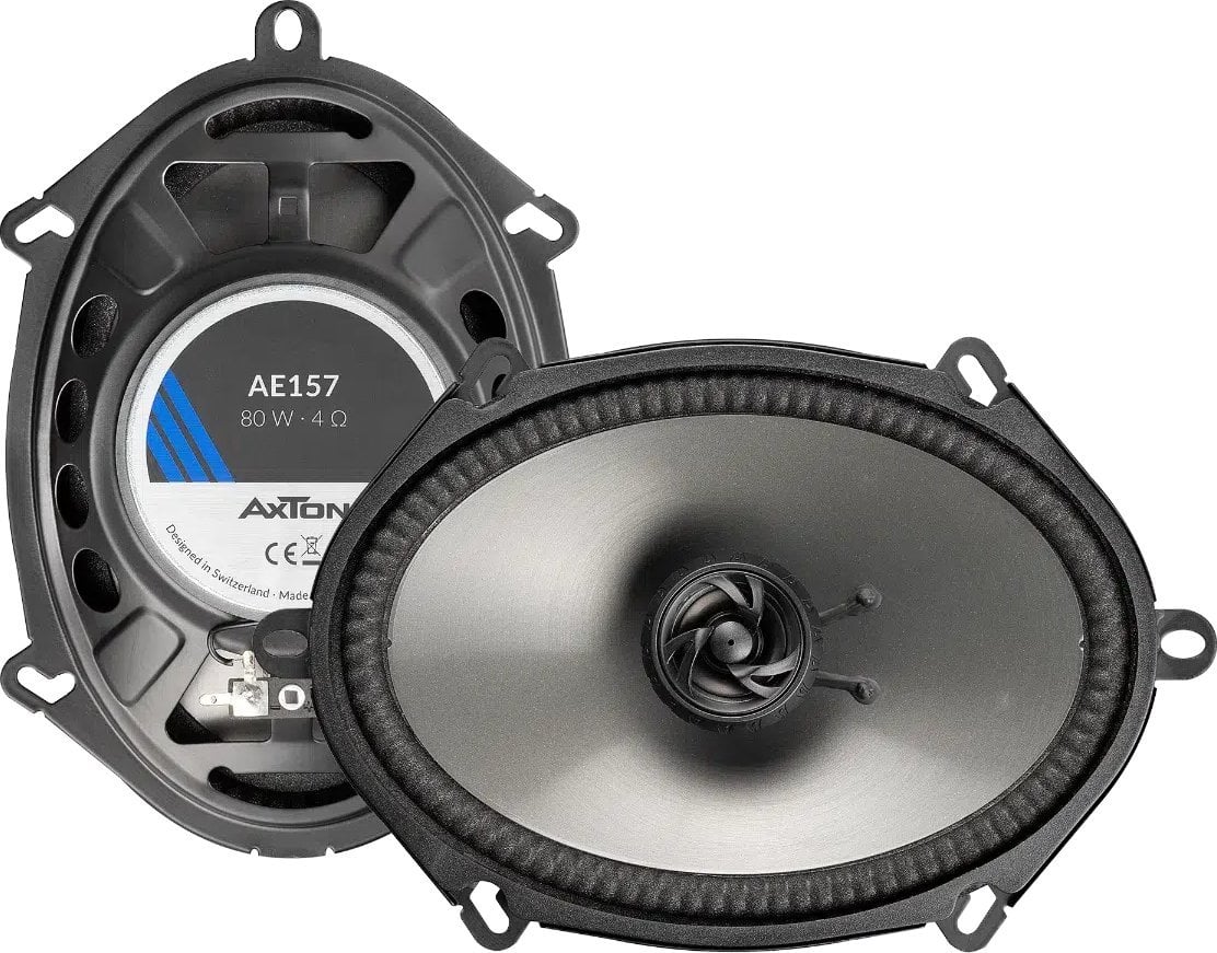 Altoparlantë për veturë AXTON AE157, 5x7" 13x18cm, 2-Way Coax, 80W, të zinj