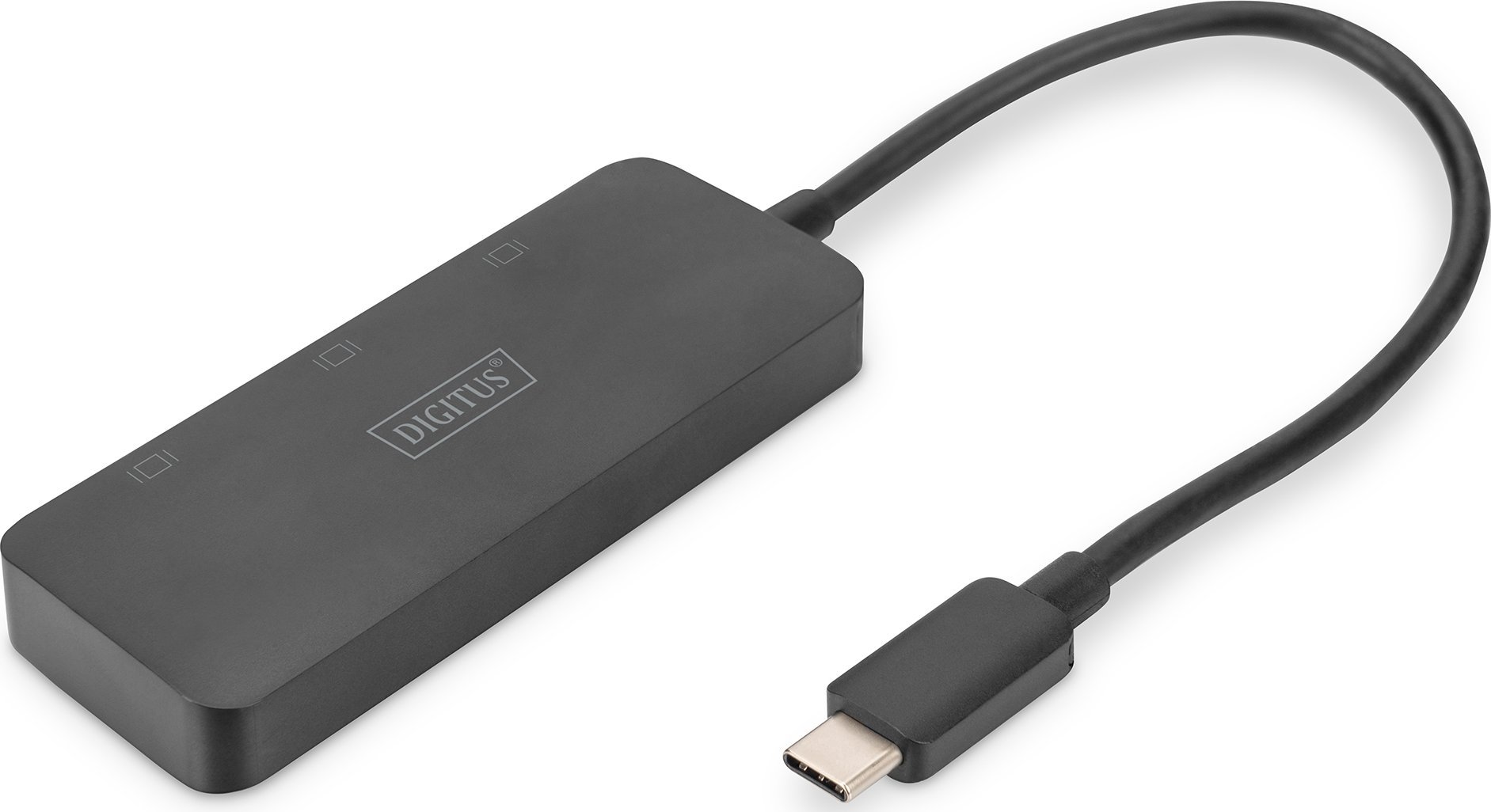 HUB USB Digitus USB C, 3x DisplayPort, 4K, i zi