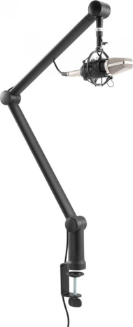  Trekëndësh mikrofoni Mozos SB37, i zi