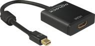 Përshtatës AV Delock DisplayPort Mini - HDMI, i zi