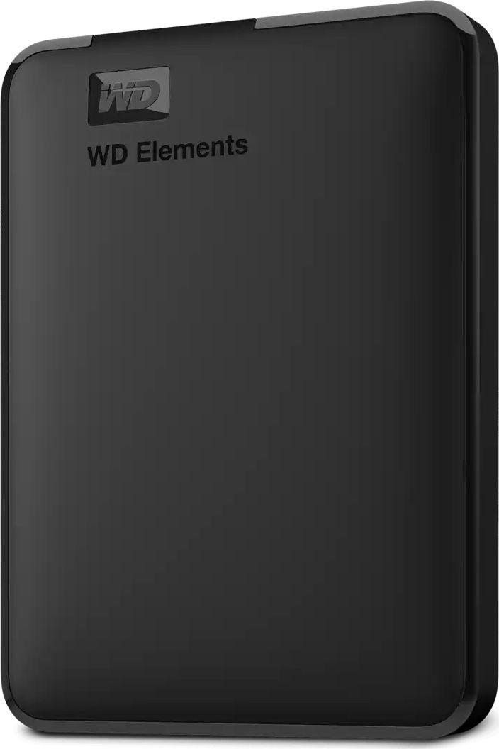 Disk i jashtëm HDD Western Digital Elements, 1 TB,2.5", i zi