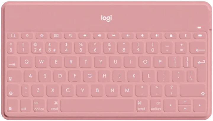 Tastierë Logitech Keys-To-Go, Bluetooth, Dutch/English, rozë