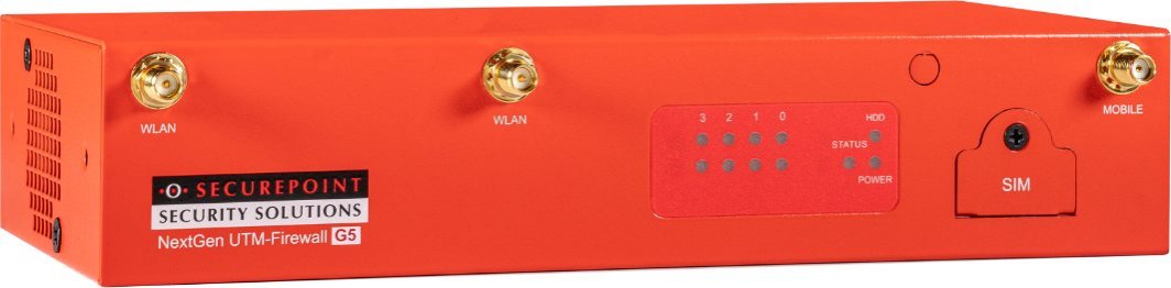 Мрежен заштитен ѕид Securepoint RC200 G5, висок пропусен опсег, VPN, сива