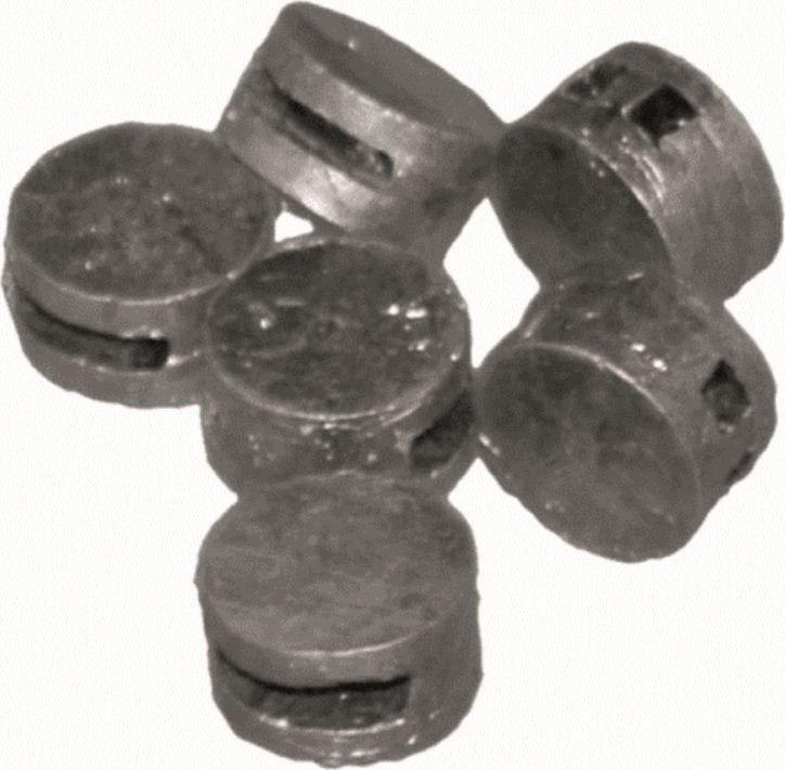 Plumb vulosës Lead Seal Fi 10, diametër 10 mm, argjendtë