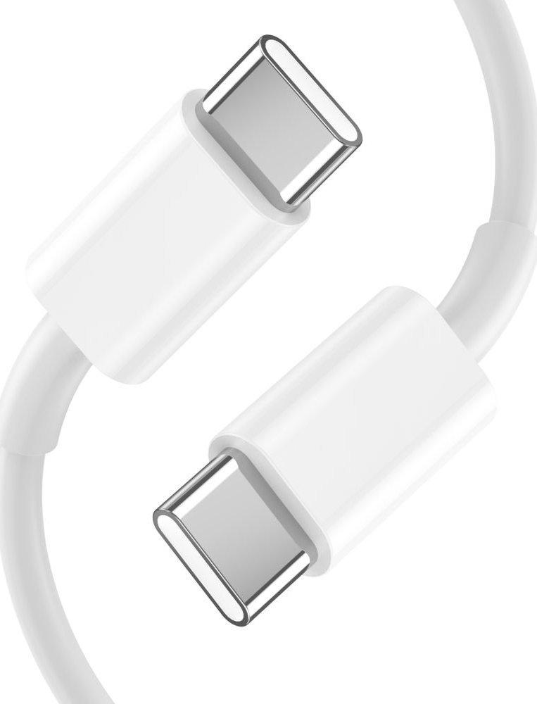 Полнач за мрежа Tech-Protect C35W, 2 порти USB-C PD 35W, со кабел USB-C 1m, бел