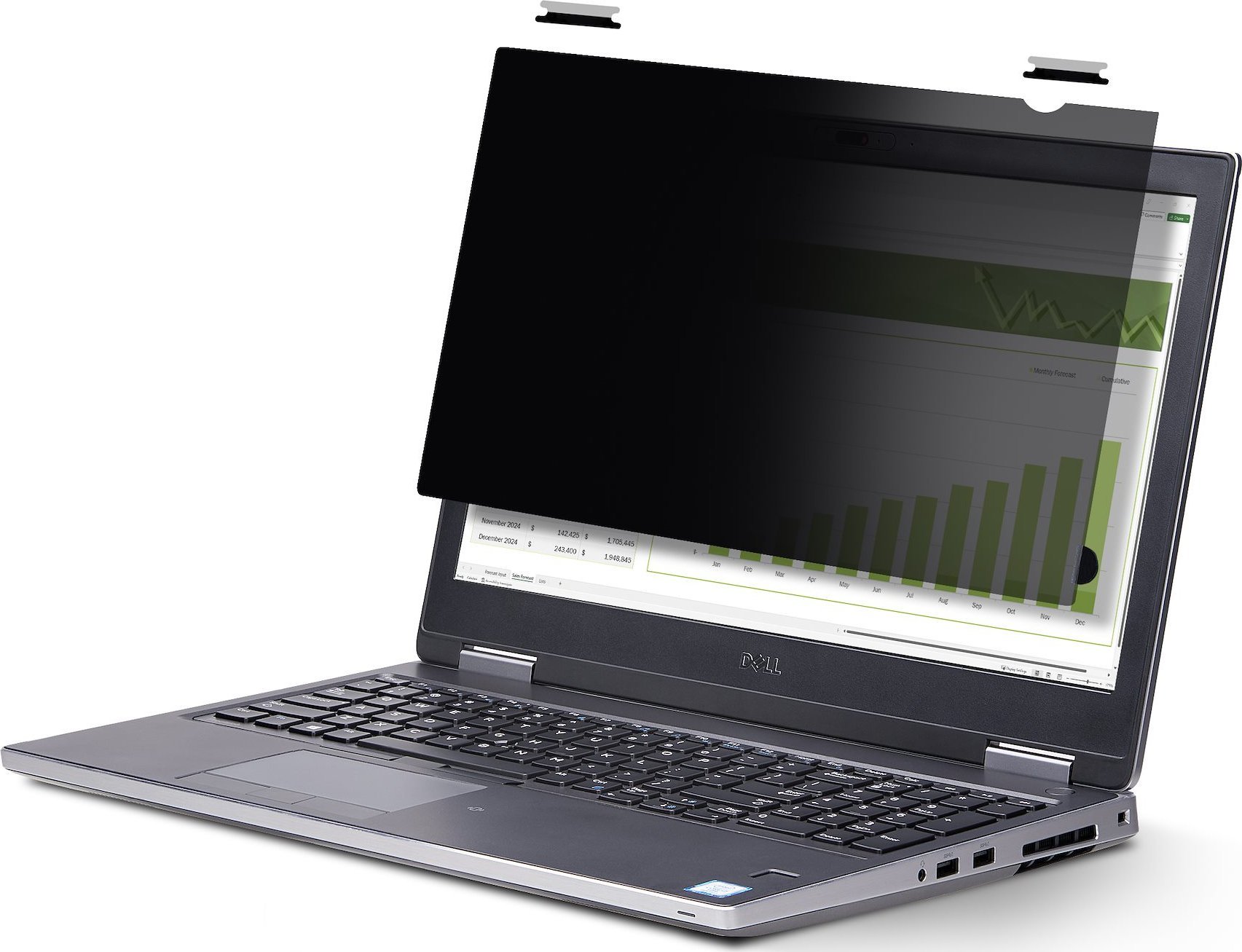 Filtër privatësie StarTech.com Flip Up, 13.3" 16:9, anti reflektues, transparencë e zezë