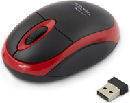 Maus Esperanza Titanum, wireless, USB, i zi dhe i kuq