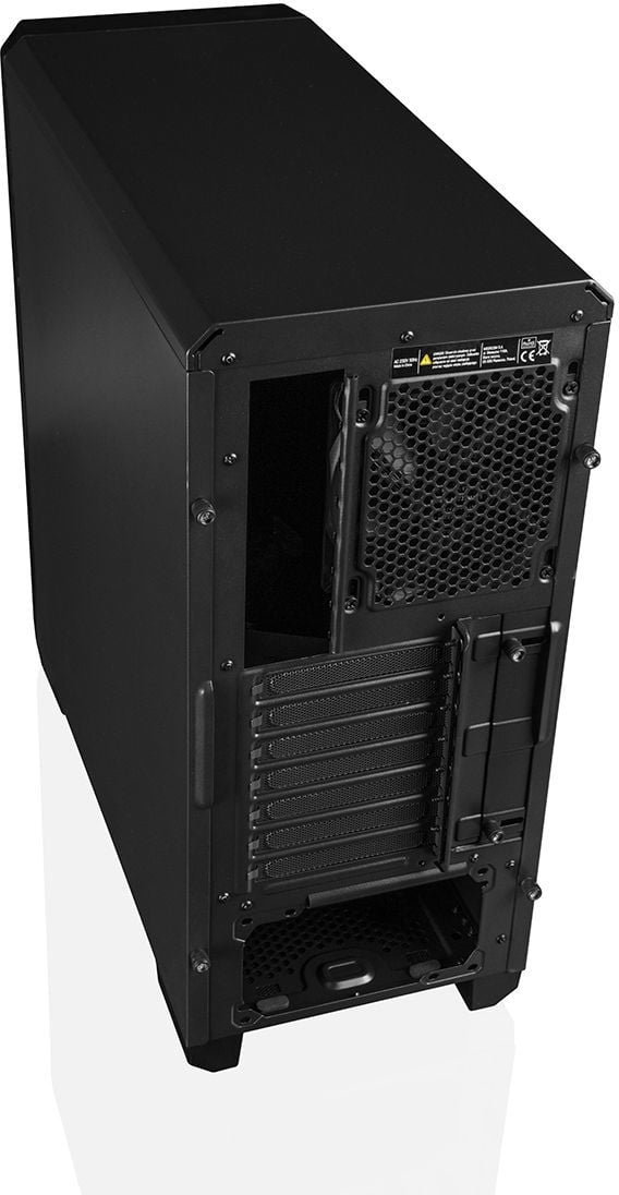 Kasë kompjuteri Modecom Oberon Pro Silent (AT-OBERON-PS-10-000000-0002), e zezë