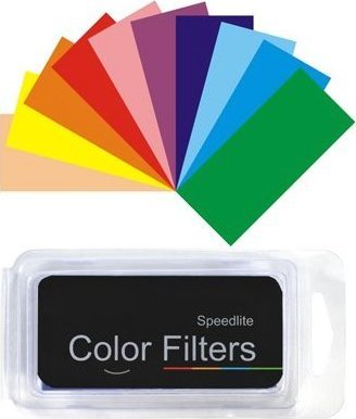 Filtra xhel për blic Godox SB2633, set 12 ngjyrash, për lampe blici