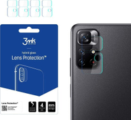 Mbrojtës xhami për kamerë 3MK Lens Protection Xiaomi Redmi Note 11S 5G 11T 5G, set 4 copë, transparent