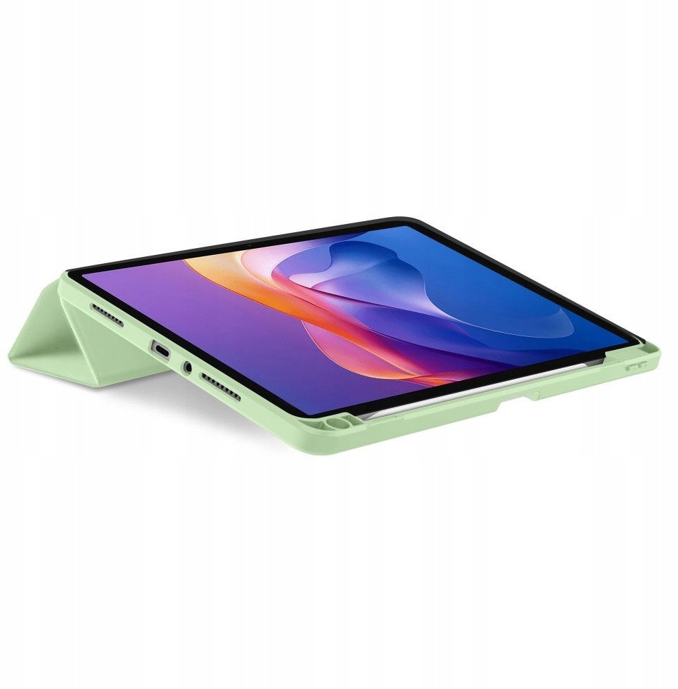 Këllëf tablet Tech-Protect SmartCase Pen, për Xiaomi Redmi Pad 2 11", silikon, jeshile Matcha