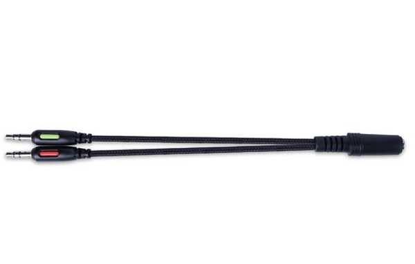 Kufje Modecom VOLCANO MC-849 SHIELD 2, 3.5mm, 2m, të zeza