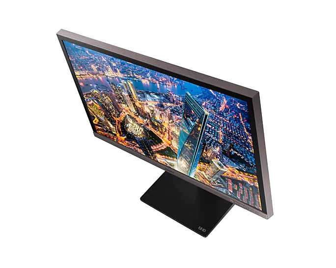 Monitor Samsung LU28E85KRS/EN, 28", 4K UHD, i zi / argjendtë