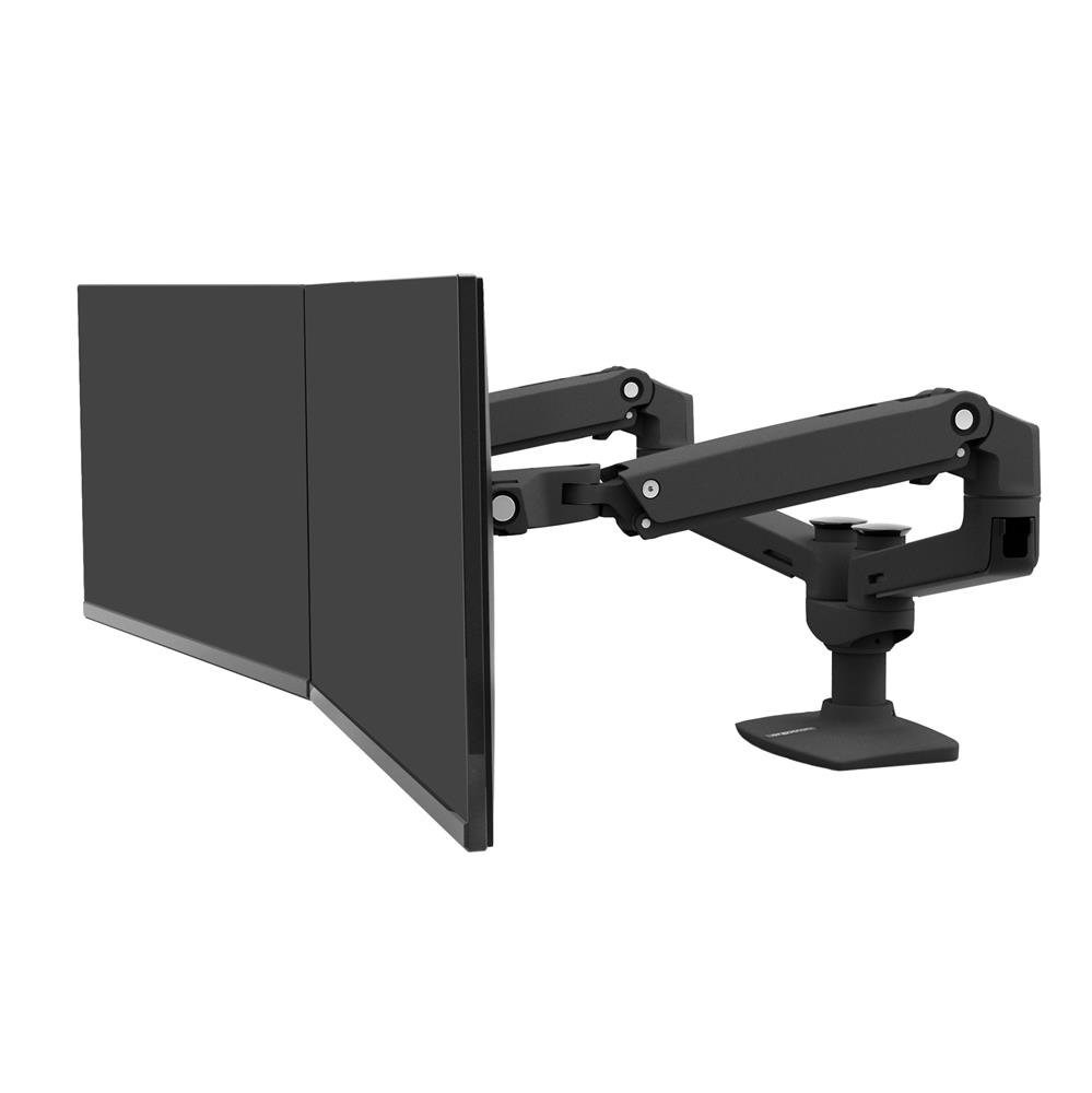 Krah montimi për dy monitorë Ergotron LX, 27", i zi 