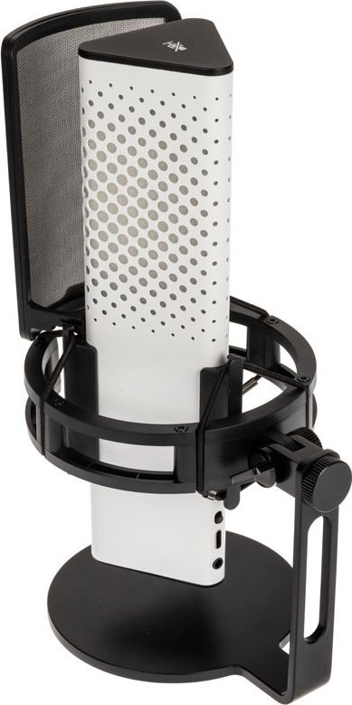 Mikrofon USB Endgame Gear XSTRM, kardioid, RGB, i bardhë