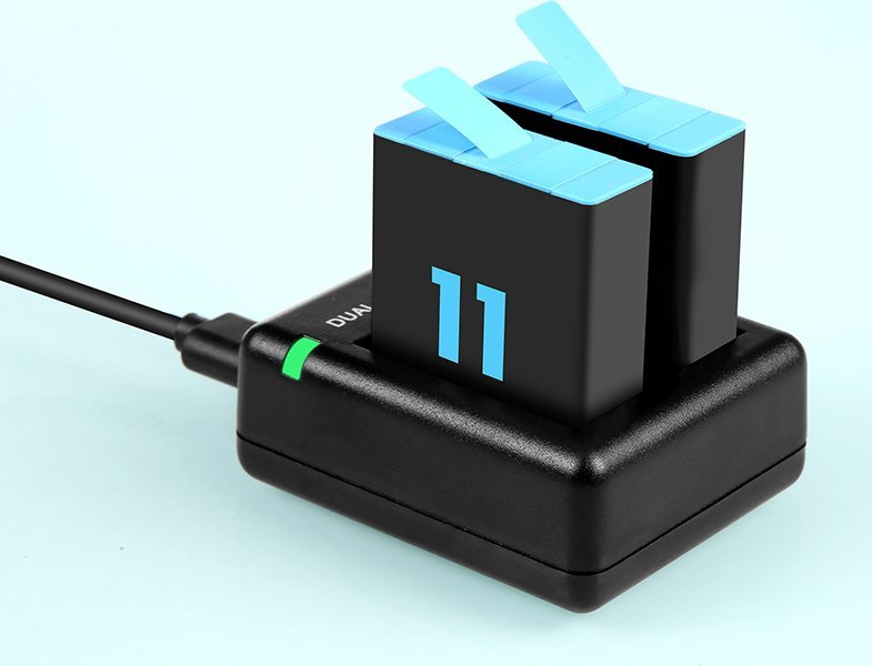 Karikues dykanalësh Puluz PU919B, për GoPro Hero 11 10 9, USB C