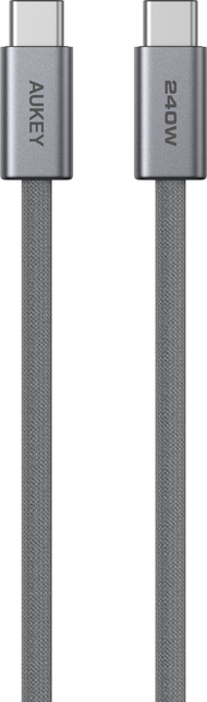 Kabllo USB C në C Aukey Circlet Blink CB-DCC241, 1m, 240W, e gërshetuar