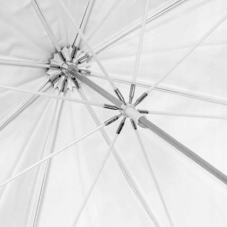 Çadër fotografike Aurora U-105A, 105 cm, reflektuese, e bardhë