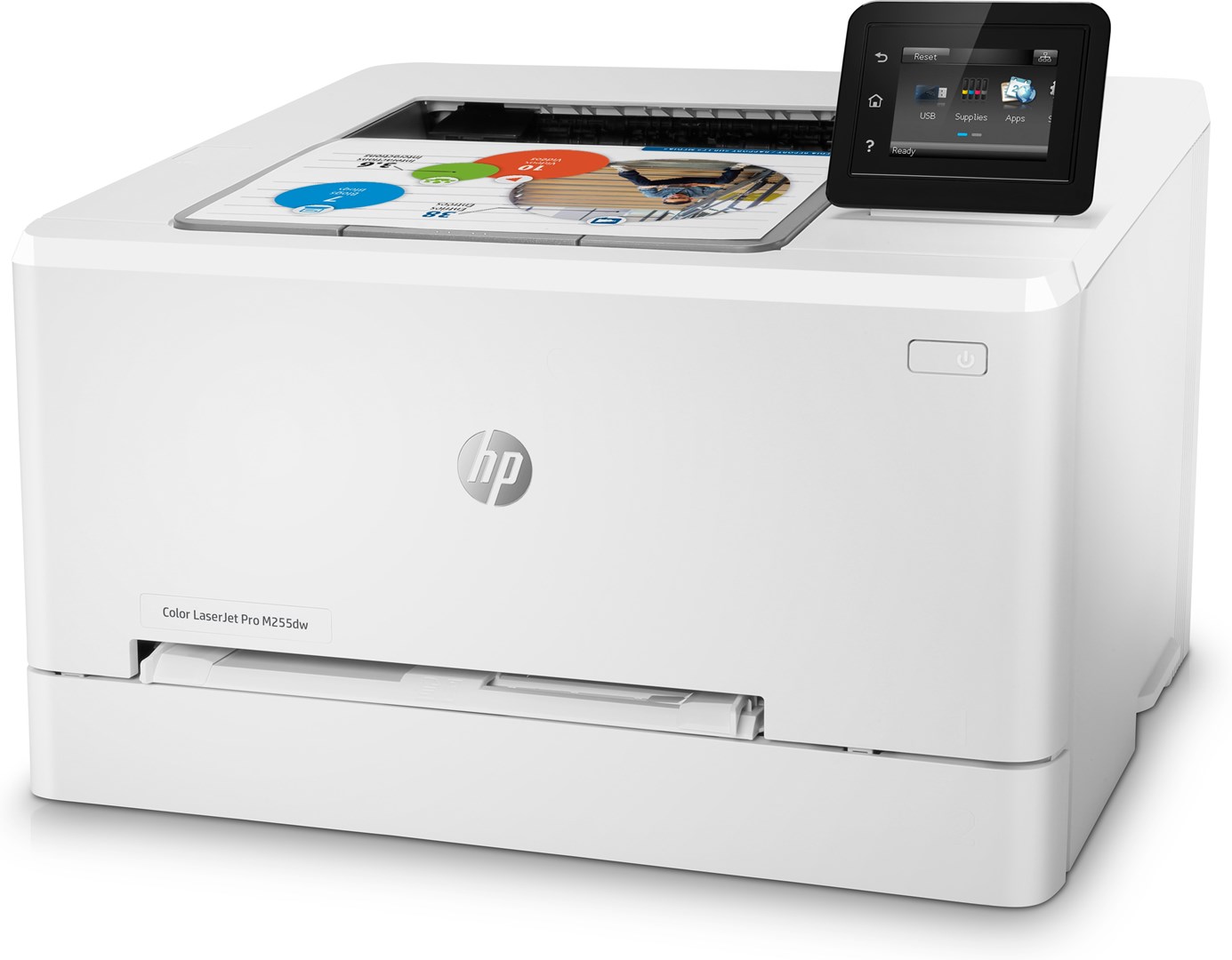 Printer me ngjyra HP Color LaserJet Pro M255dw, A4, Wi-Fi, i bardhë 