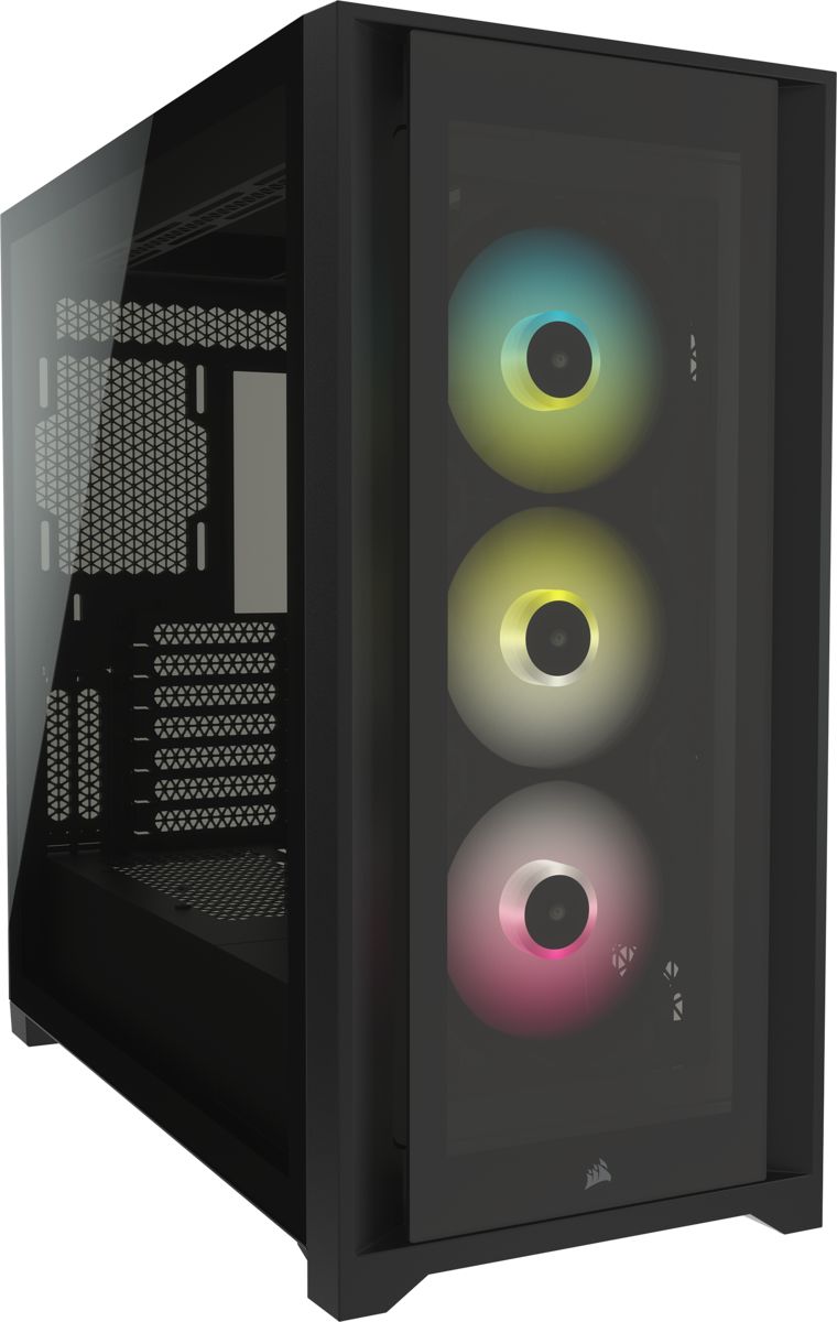 Kasë Corsair iCUE 5000X RGB (CC-9011212-WW), e zezë