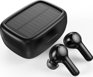 Kufje pa tela Choetech BH-T09, TWS, me panel diellor, të zeza