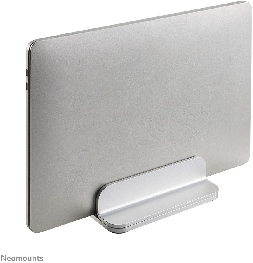 Mbajtëse vertikale për laptop Neomounts NSLS300SILVER, 11"-17", alumin, argjendtë