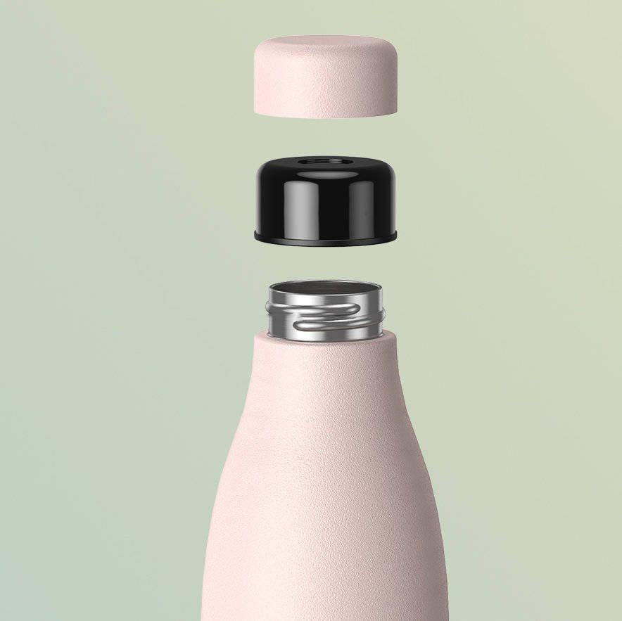 Termus me altoparlant Bluetooth Remax RB-M5 66°, 400ml, rozë