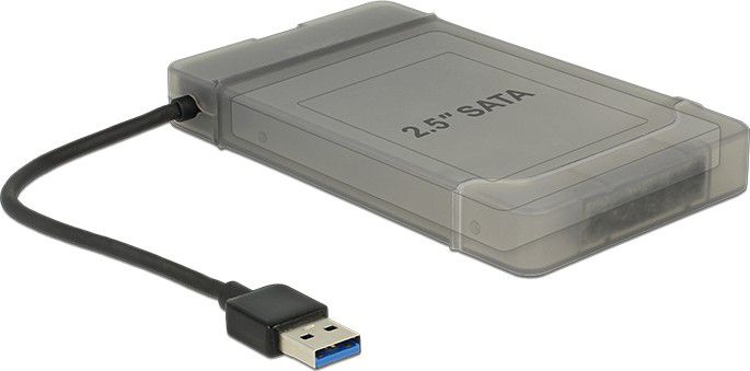 Kuti eksterne për disk 2.5" Delock 62742, USB 3.0, SATA 6 Gb/s, e zezë
