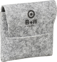 Etui filtri fotografik B+W Felt Pouch S, për 1 filtër deri 49mm, gri