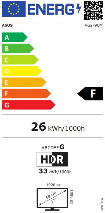Monitor Asus TUF VG279QM, 27", IPS, FHD, 280Hz, i zi