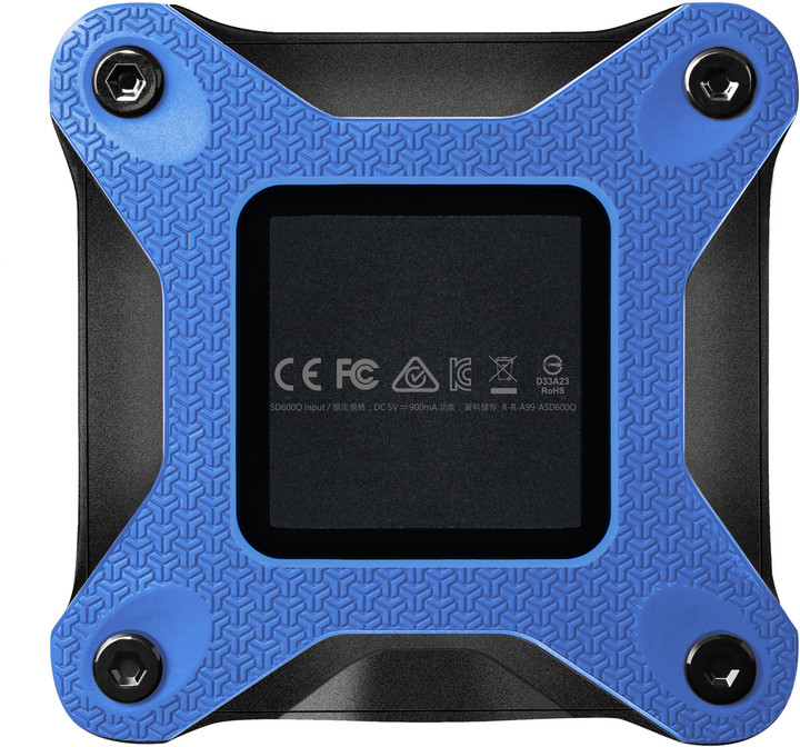 Disk SSD ADATA ASD600Q, USB3.1, 240GB, i kaltër