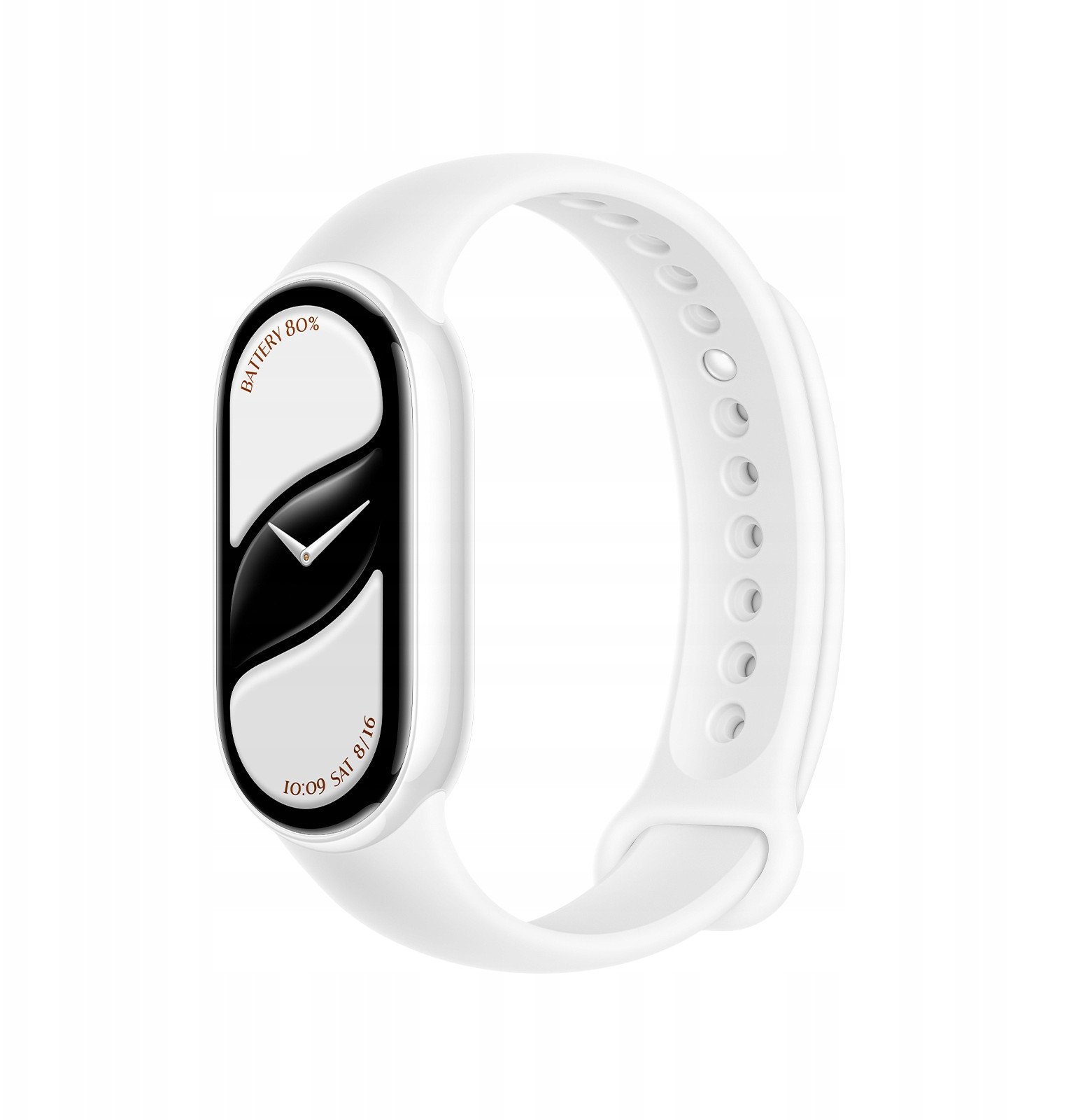 Byzylyk inteligjent Xiaomi Smart Band 10, ekran i madh, monitorim aktiviteti, e bardhë Pearl