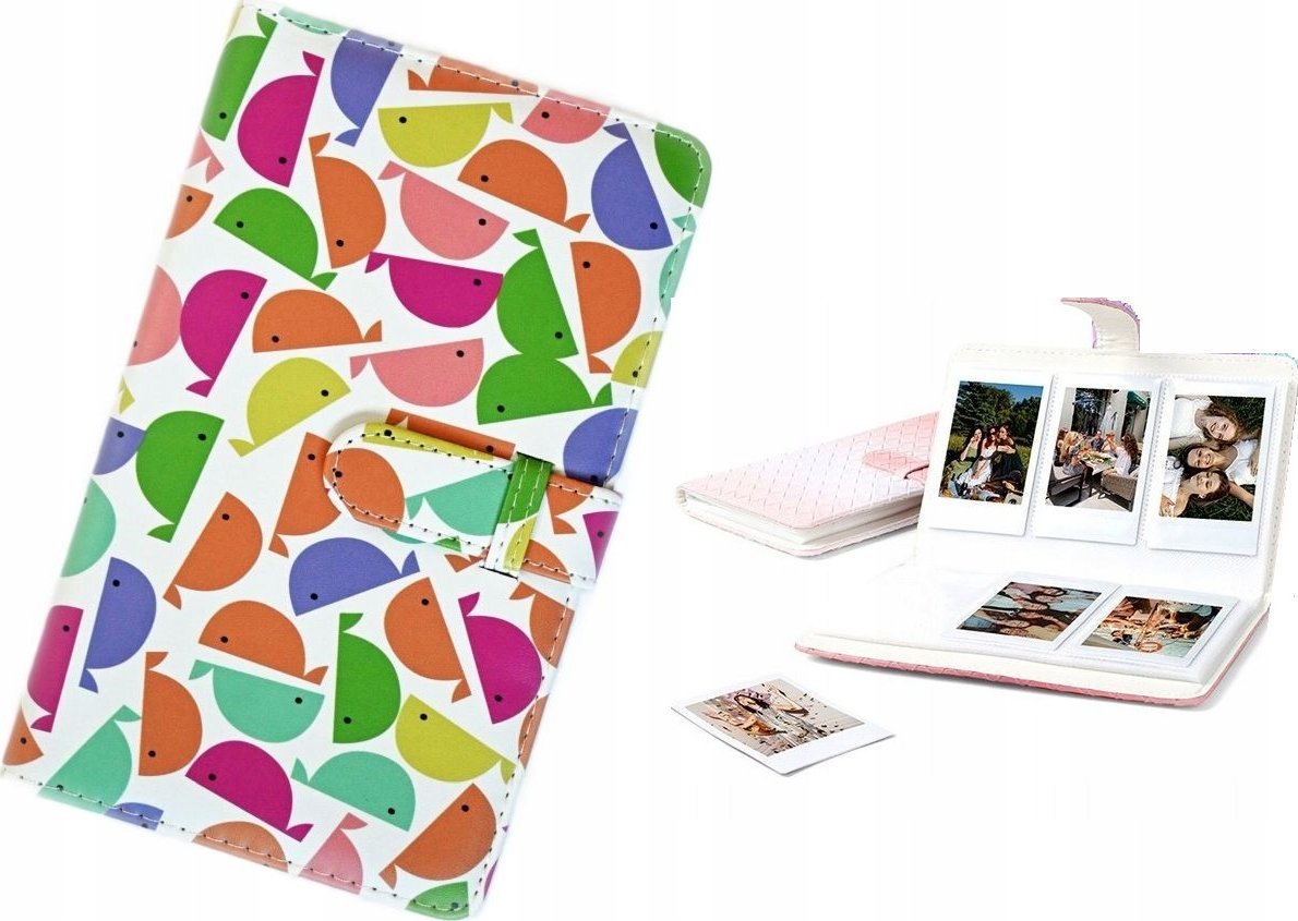 Album fotografik LoveInstant SB9174, 96 foto, për Fujifilm Instax Mini, me balena