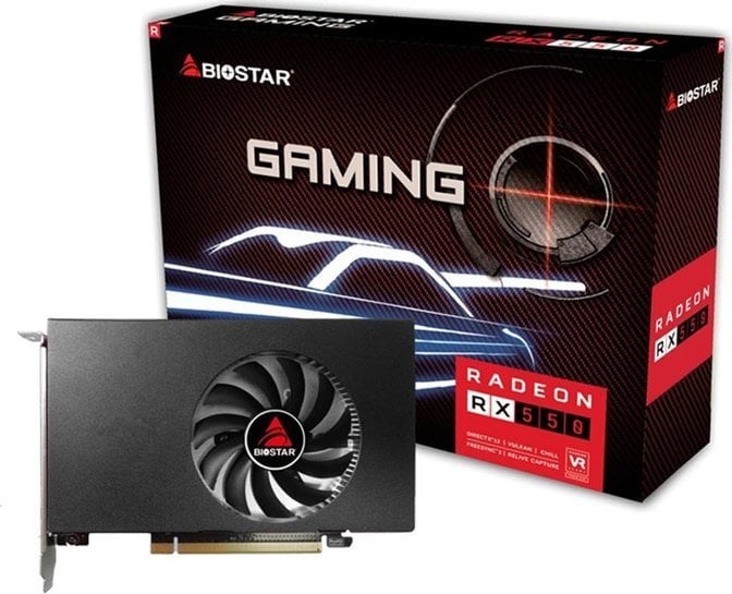 Kartë grafike Biostar AMD Radeon RX 550, 4 GB GDDR5