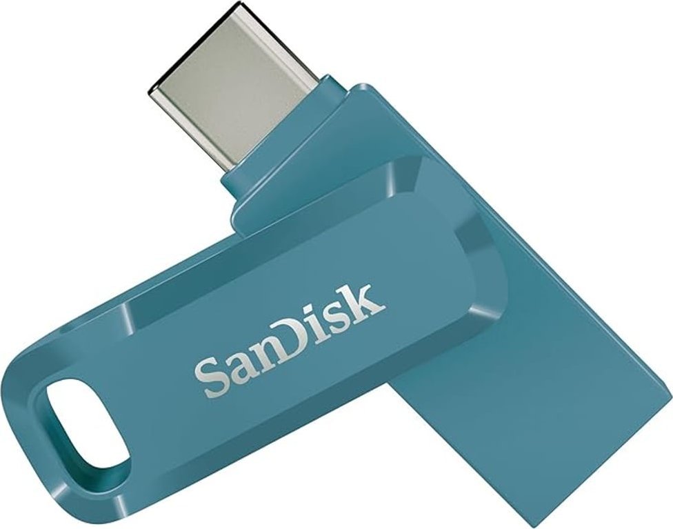 USB SanDisk Ultra Dual Drive Go, 256GB, USB 3.2 Type A dhe Type C, blu