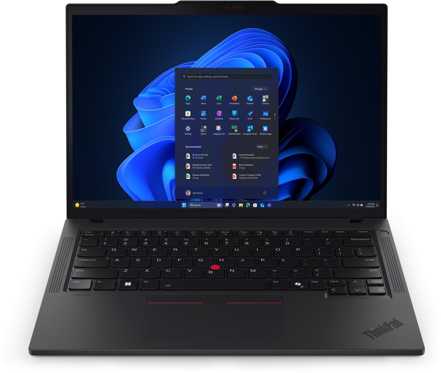 Laptop Lenovo ThinkPad T14 G6, 14", Intel Core Ultra 7 255U, 32GB RAM, 1TB SSD, Intel UHD Graphics, i zi