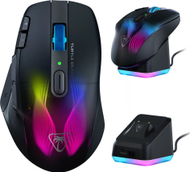 Maus gaming Roccat Kone XP Air, pa kabllo, programueshëm, i zi