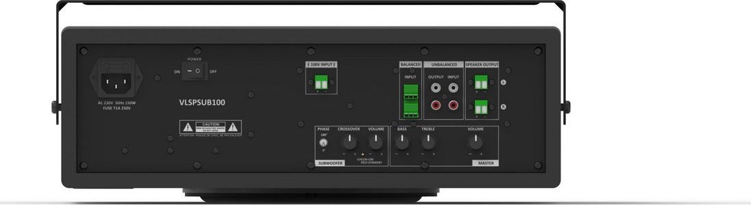 Subwoofer Vivolink VLSPSUB100, 60W, 2 way, i bardhë