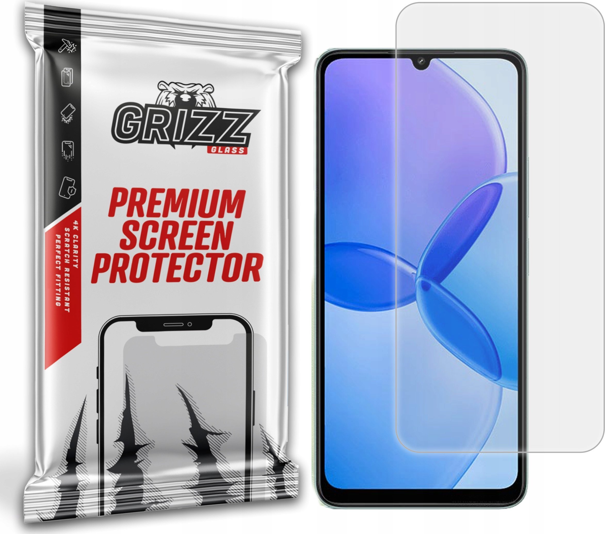 Folie mbrojtëse mat Grizz PaperScreen për Xiaomi Redmi 13R, anti-fingerprint, transparente