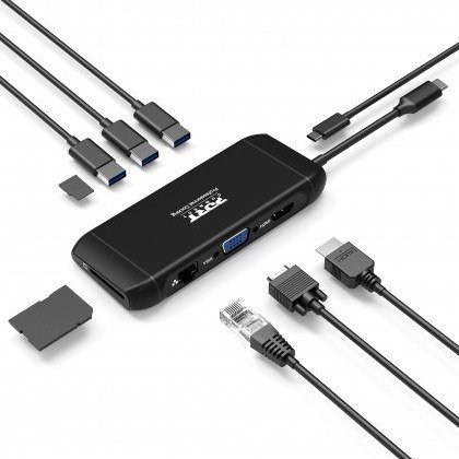Hub USB C Port Designs 901913, 1x video 4K, Power Delivery 100W, i zi