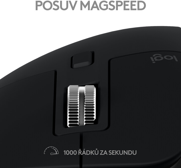 Глувче Logitech MX Master 3S за Mac, сиво