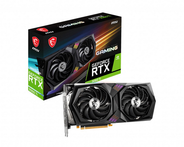 Kartelë Grafike MSI GeForce RTX 3060 Ti Gaming 8G LHR, 8GB, e zezë