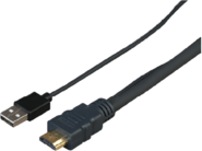 Kабел USB A во HDMI VivoLink PROHDMIUSB1, 1 m, црн