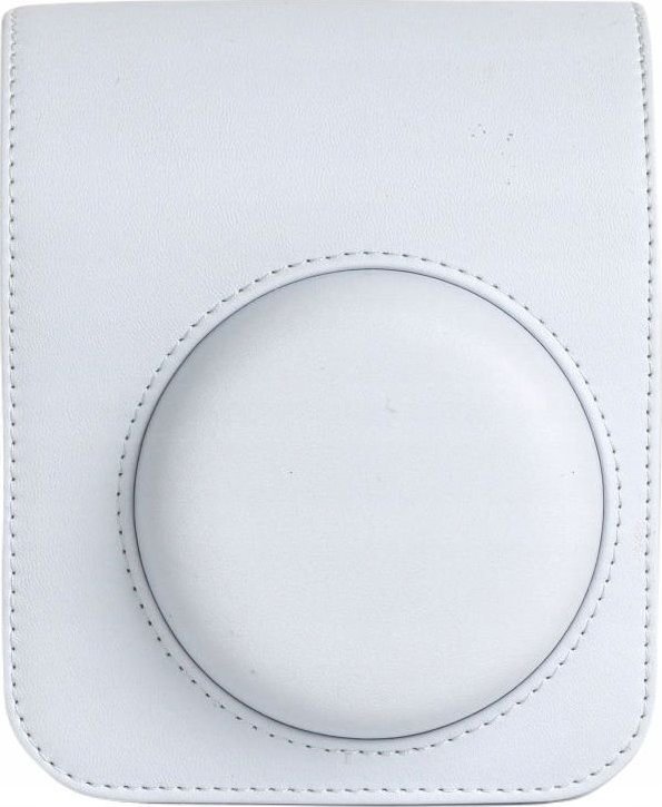 Set aksesorësh LoveInstant për Fujifilm Instax Mini 12, këllf lëkure me rrip, album 108 foto, i bardhë